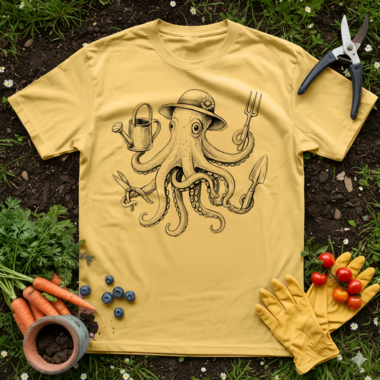 Gardening Octopus T-Shirt