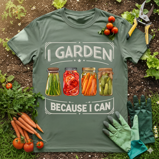 I GARDEN BECAUSE I CAN T-Shirt