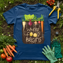 Where Food Begins T-Shirt