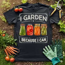 I GARDEN BECAUSE I CAN T-Shirt