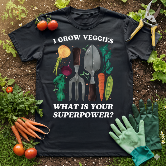 I Grow Veggies What Is Your Superpower T-Shirt